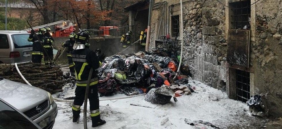 Foto NOS Magazine Denno, grave incendio in una palazzina: evacuate 17 persone